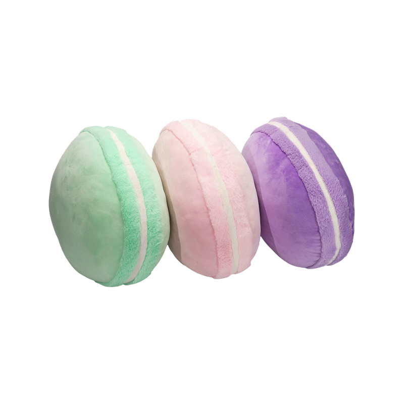 Macaron peluş yastıklar