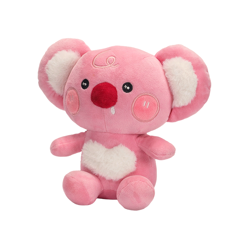 Kızlar için doldurulmuş fantezi pembe koala peluş oyuncak