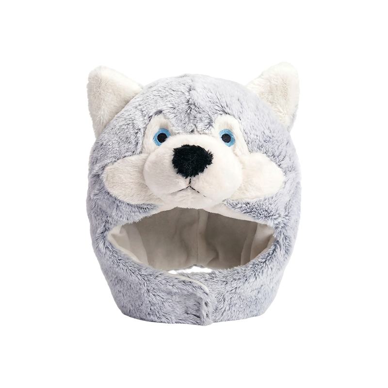 Alaskan husky peluş şapka