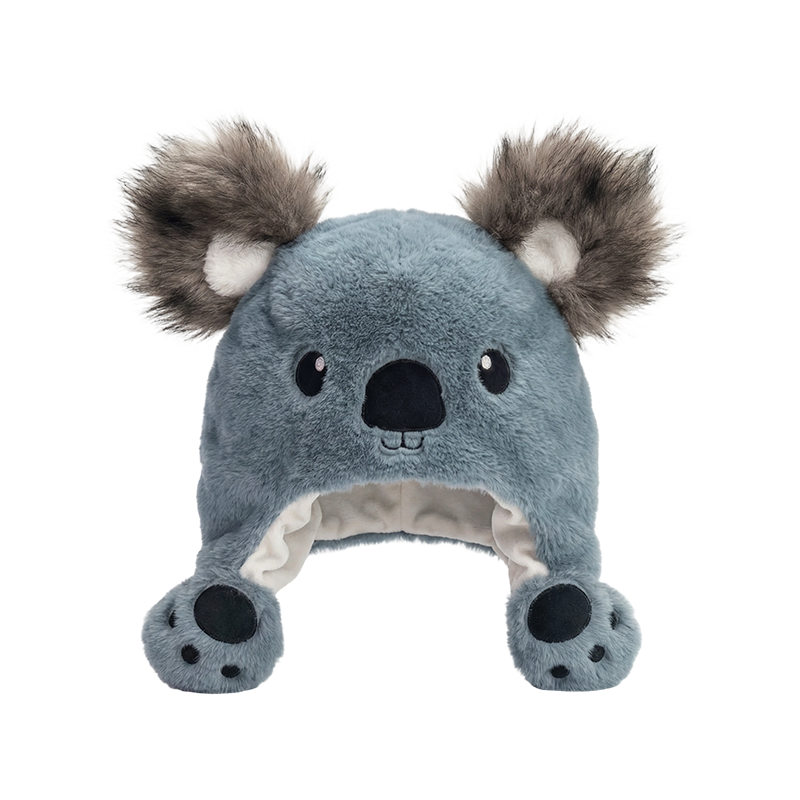 Koala kulaklı peluş şapka